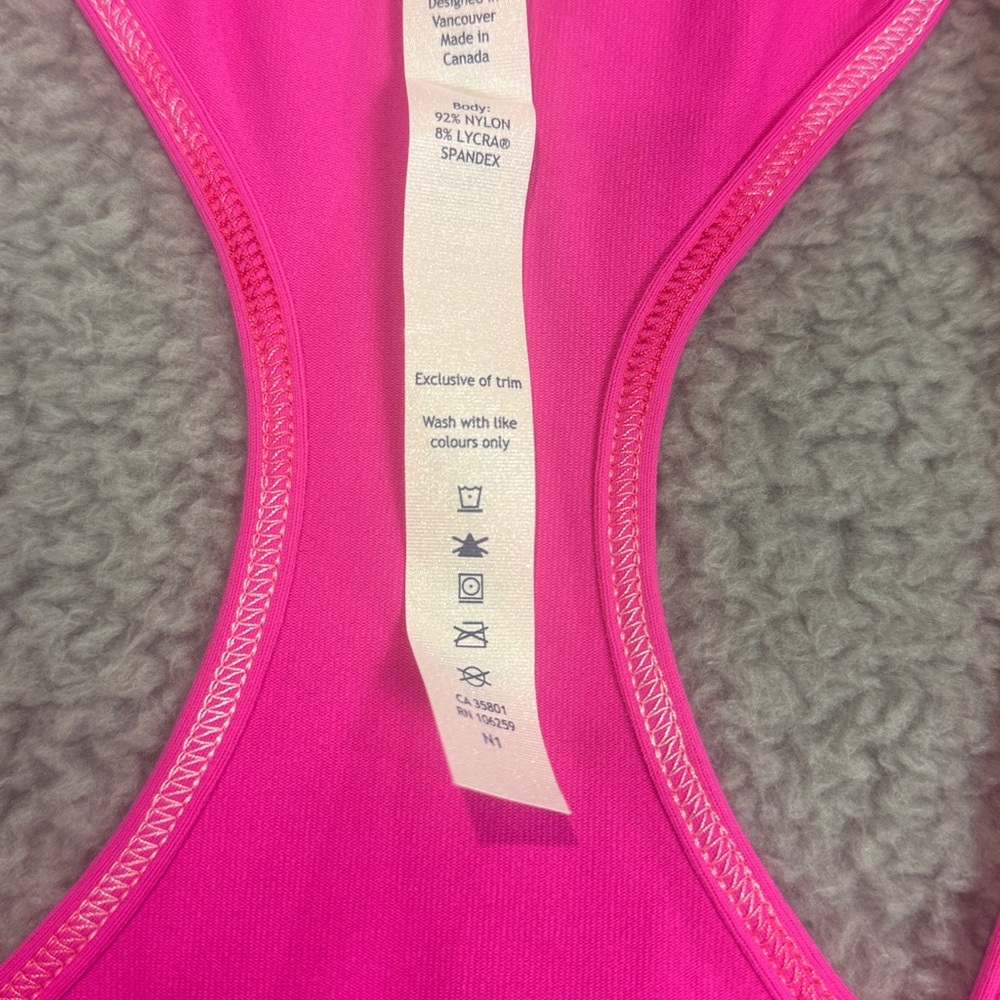 lululemon athletica Bright Pink Racerback Tank - Picture 2 of 3